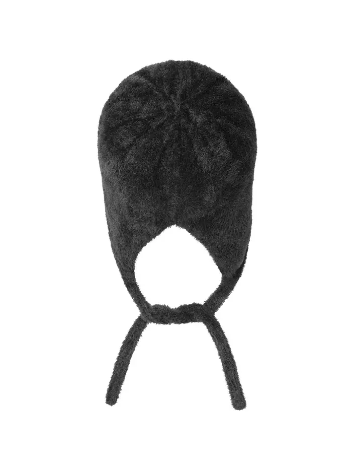 Вязаная шапка из искусственного меха Kangol — изображение 3 из 3, черный