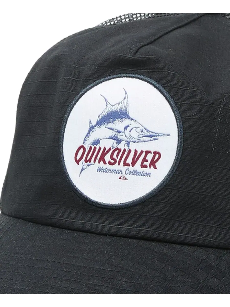 Кепка-тракер с логотипом Quiksilver Waterman Hook — изображение 3 из 3, фантомный