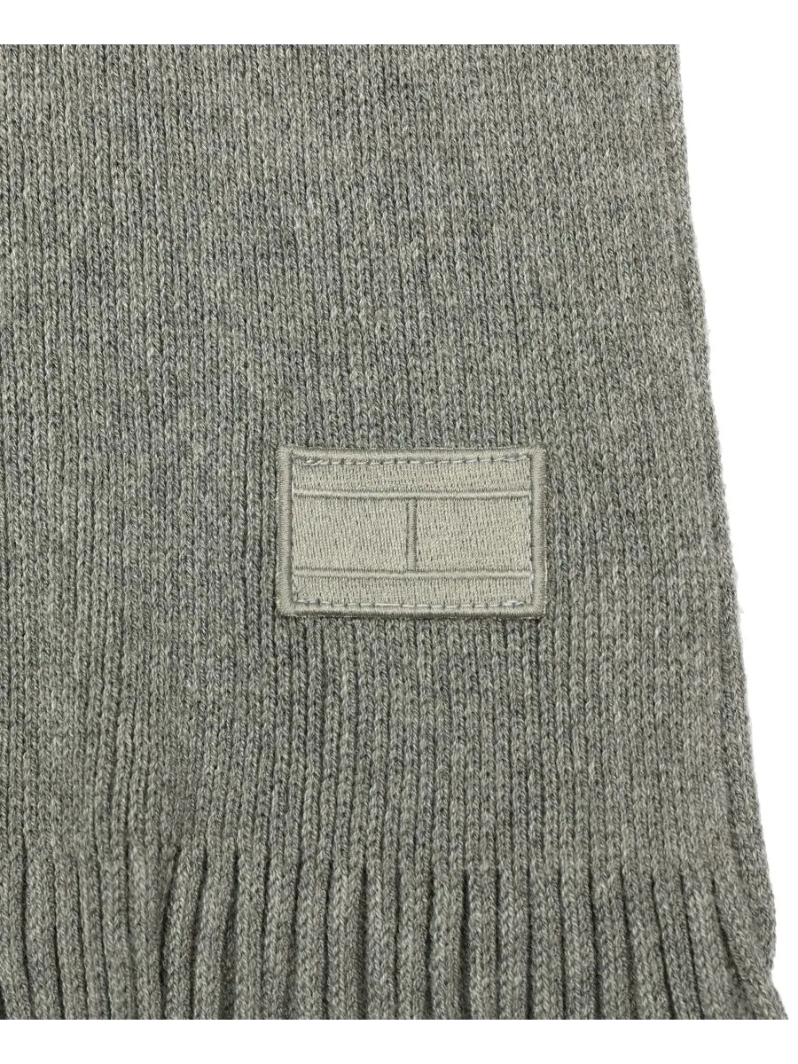 Мужской шарф-рашель в полоску Global Stripe Tommy Hilfiger — изображение 4 из 6, серый