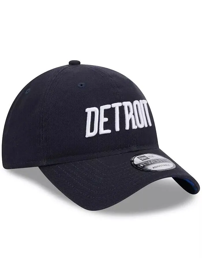 Мужская темно-синяя кепка Detroit Tigers 2024 City Connect 9TWENTY Adjustable New Era — изображение 4 из 4