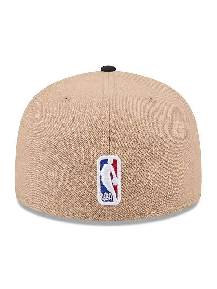Мужская коричнево-черная кепка Orlando Magic NBA Draft 59FIFTY 2024 New Era — изображение 2 из 4, бежевый черный