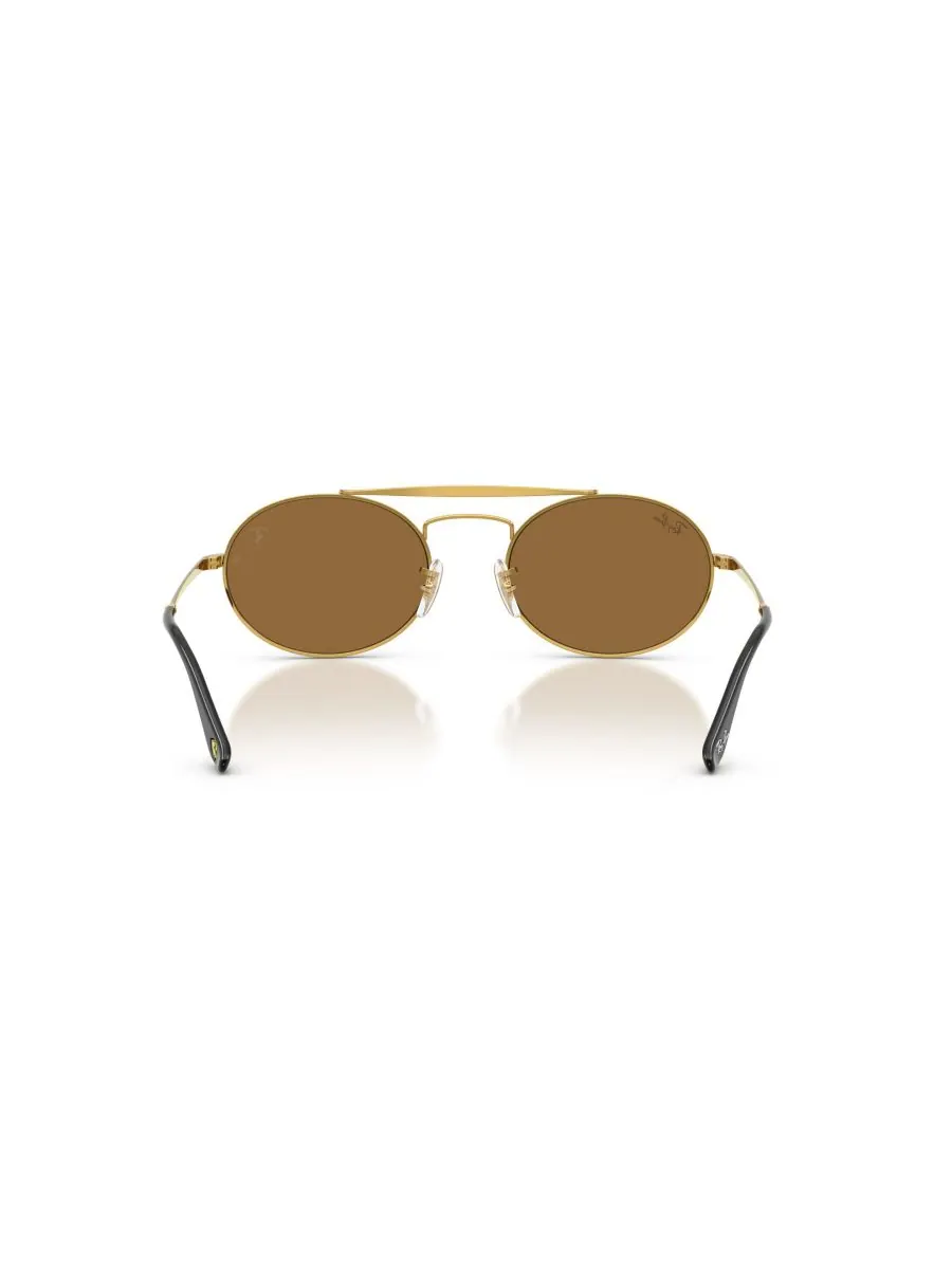 Солнцезащитные очки унисекс овальной формы, RB3775M Ray-Ban — изображение 4 из 6, золотистый