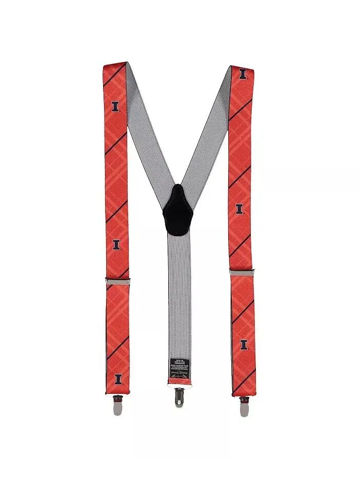 Мужские подтяжки Orange Illinois Fighting Illini Eagles Wings — изображение 1 из 1, оранжевый