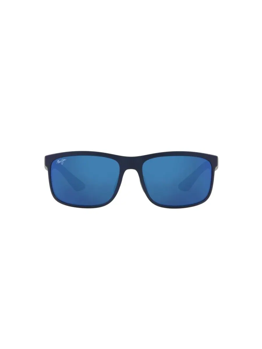 Солнцезащитные очки Huelo с поляризацией, унисекс, MJ000677 Maui Jim — изображение 4 из 5, синий