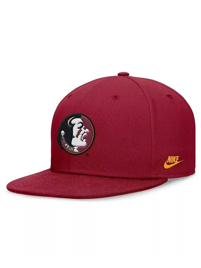 Мужская гранатовая шляпа Florida State Seminoles Legacy True Fit Fit Nike — изображение 1 из 4