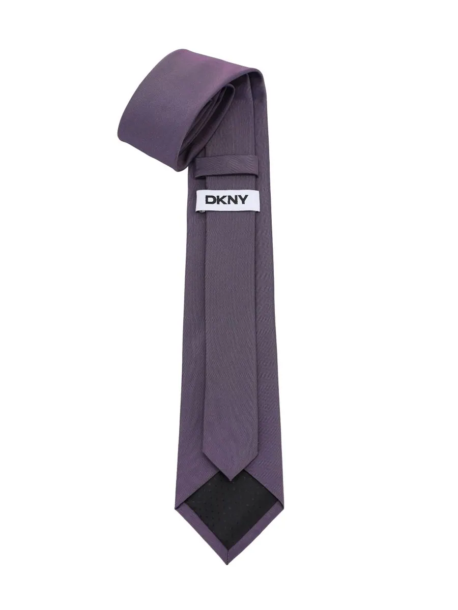 Мужской узкий галстук-бабочка с переливающимся эффектом DKNY — изображение 3 из 3, розовый