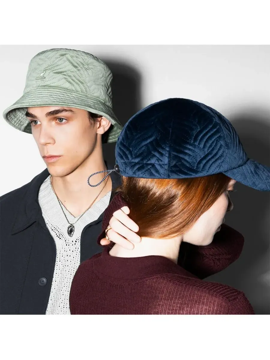 Мягкая бейсбольная кепка «Волна Пуф» Kangol — изображение 2 из 3, зеленый