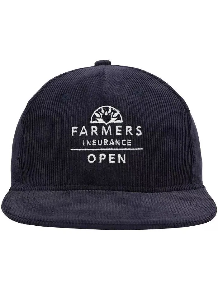 Мужская темно-синяя шляпа Farmers Insurance Open Moby Snapback Ahead — изображение 2 из 2, темно-синий