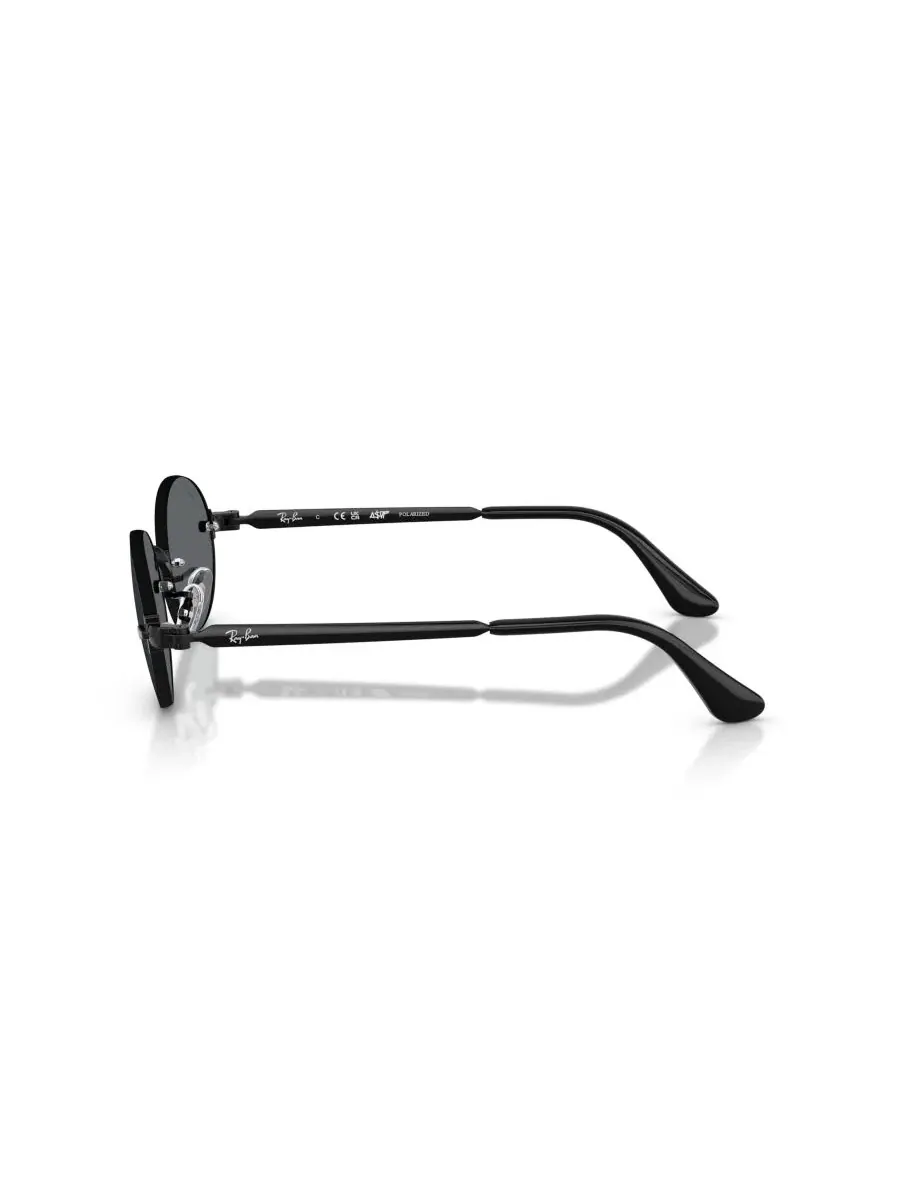 Овальные поляризованные солнцезащитные очки унисекс, RB3929 Ray-Ban — изображение 3 из 7, черный