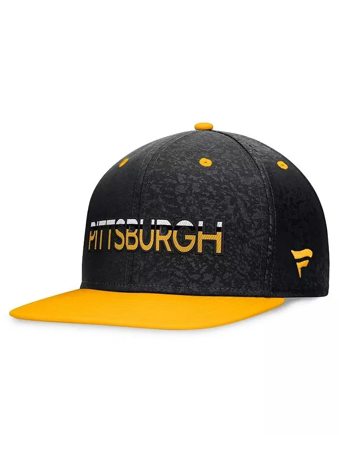 Мужская черная, золотая бейсболка Pittsburgh Penguins Authentic Pro Alternate Jersey Snapback — изображение 4 из 4