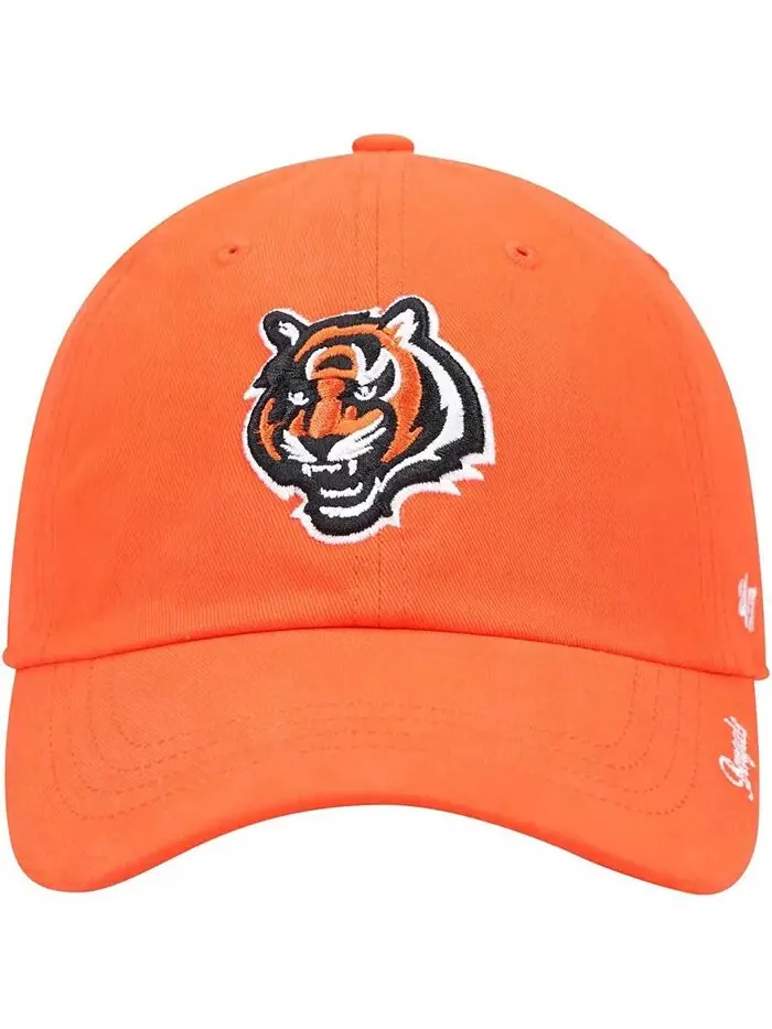 Женская оранжевая кепка Cincinnati Bengals Miata Clean Up Secondary Logo Adjustable '47 Brand — изображение 2 из 4