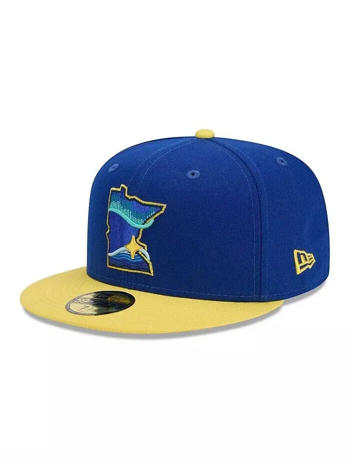 Мужская приталенная шляпа Royal Minnesota Twins 2024 City Connect 59FIFTY New Era — изображение 2 из 4, королевский