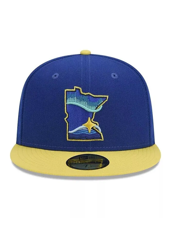 Мужская приталенная шляпа Royal Minnesota Twins 2024 City Connect 59FIFTY New Era — изображение 4 из 4, королевский