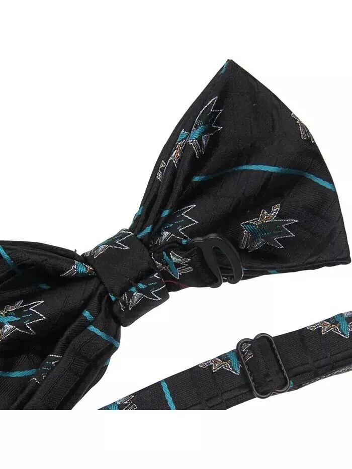 Мужской черный оксфордский галстук-бабочка San Jose Sharks Eagles Wings — изображение 2 из 2