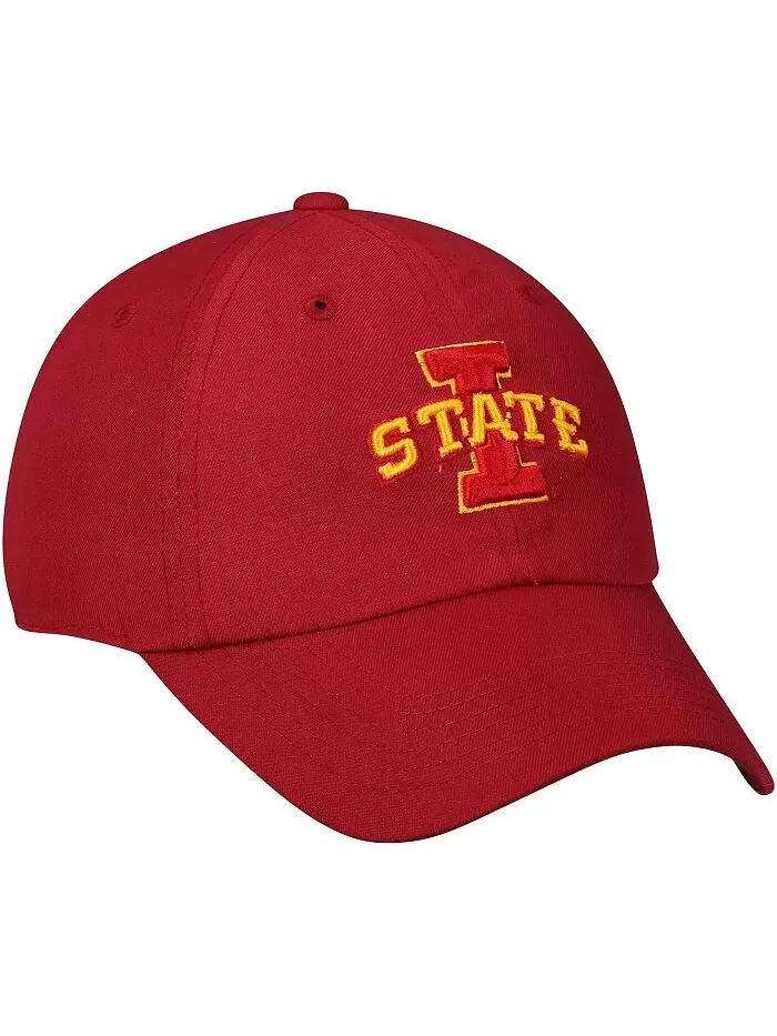 Мужская кепка Cardinal Iowa State Cyclones Primary Logo Staple Adjustable Top of the World — изображение 3 из 4
