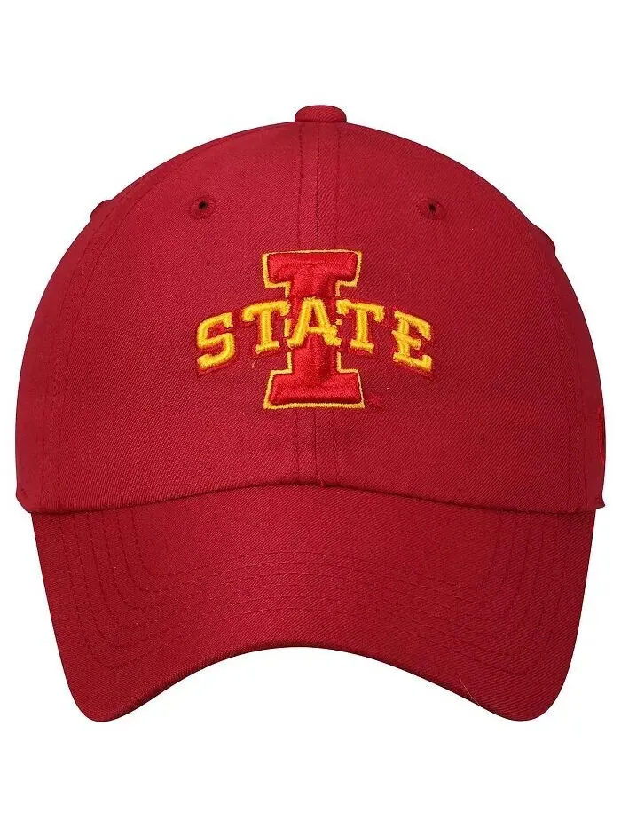Мужская регулируемая шляпа с логотипом Cardinal Iowa State Cyclones Primary Top Of The World — изображение 2 из 4, красный