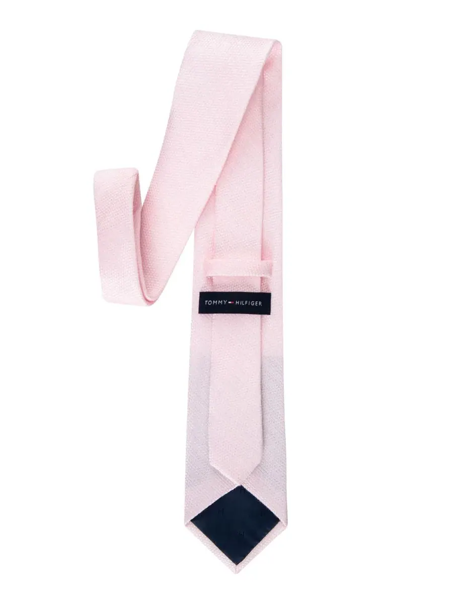 Tommy Hilfiger Мужской галстук Calexico Solid Textured — изображение 3 из 5, розовый