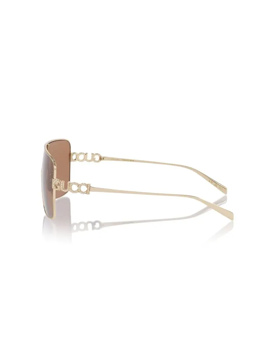 Женские солнцезащитные очки с геометрическим рисунком, GG1936S GC002636 Gucci — изображение 3 из 6, золото