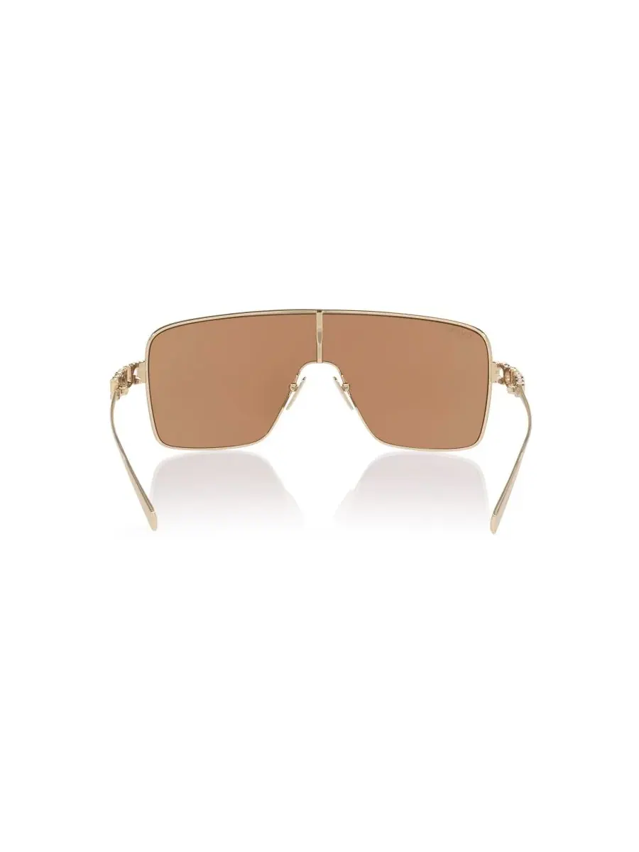 Женские солнцезащитные очки с геометрическим рисунком, GG1936S GC002636 Gucci — изображение 4 из 6, золото