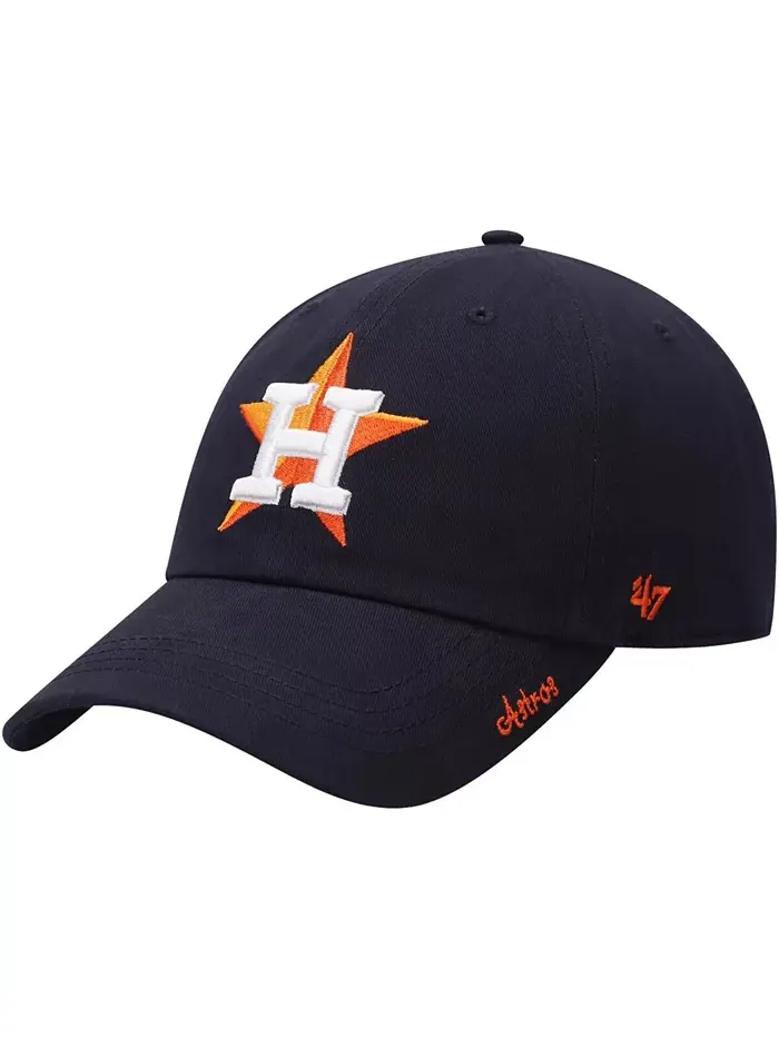 Женская регулируемая кепка Houston Astros Team Miata Clean Up в синем цвете '47 Brand