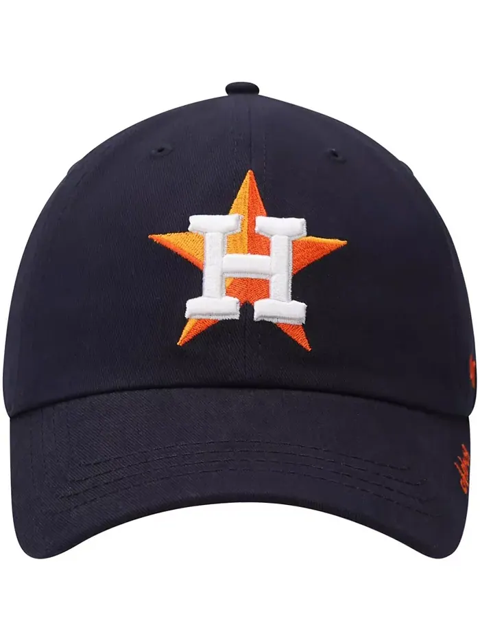 Женская регулируемая кепка Houston Astros Team Miata Clean Up в синем цвете '47 Brand — изображение 2 из 4