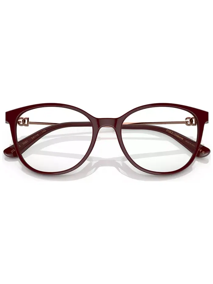 Женские очки Butterfly, DG336352-O Dolce&Gabbana — изображение 5 из 6, бордо