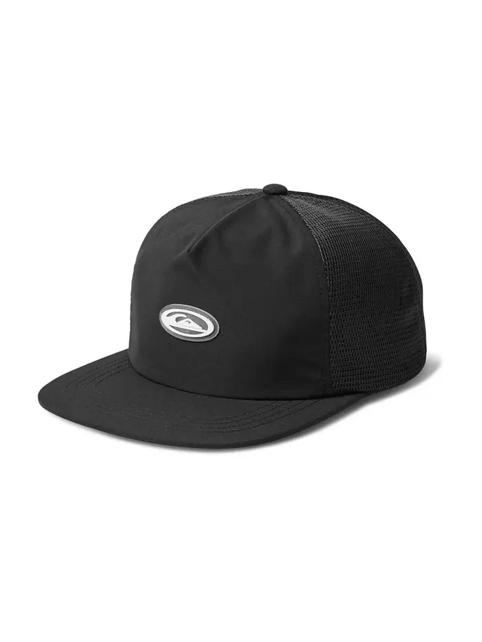 Мужская мини-кепка дальнобойщика Ripper Quiksilver — изображение 1 из 2, черный