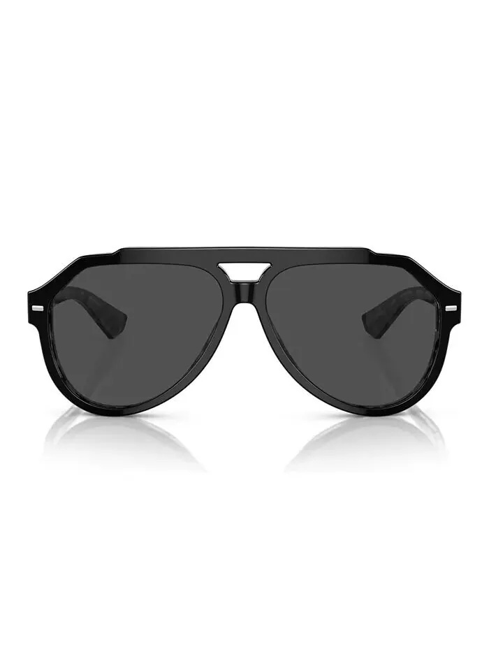 Мужские солнцезащитные очки DG4452 Dolce&Gabbana — изображение 2 из 6, черный серый