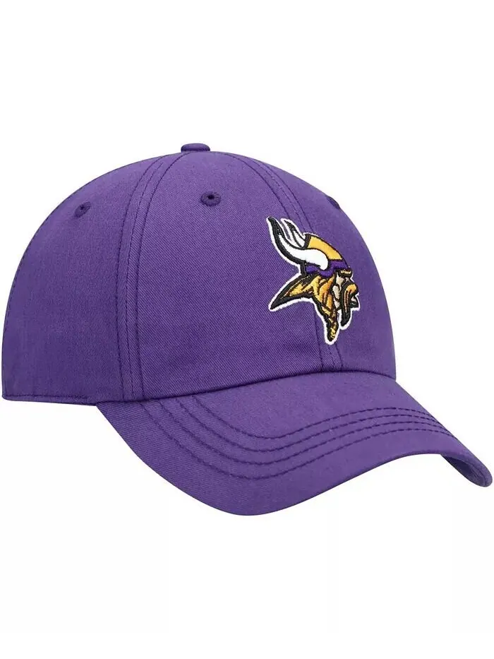 Женская базовая регулируемая кепка Minnesota Vikings Miata фиолетового цвета '47 Brand — изображение 3 из 4, фиолетовый