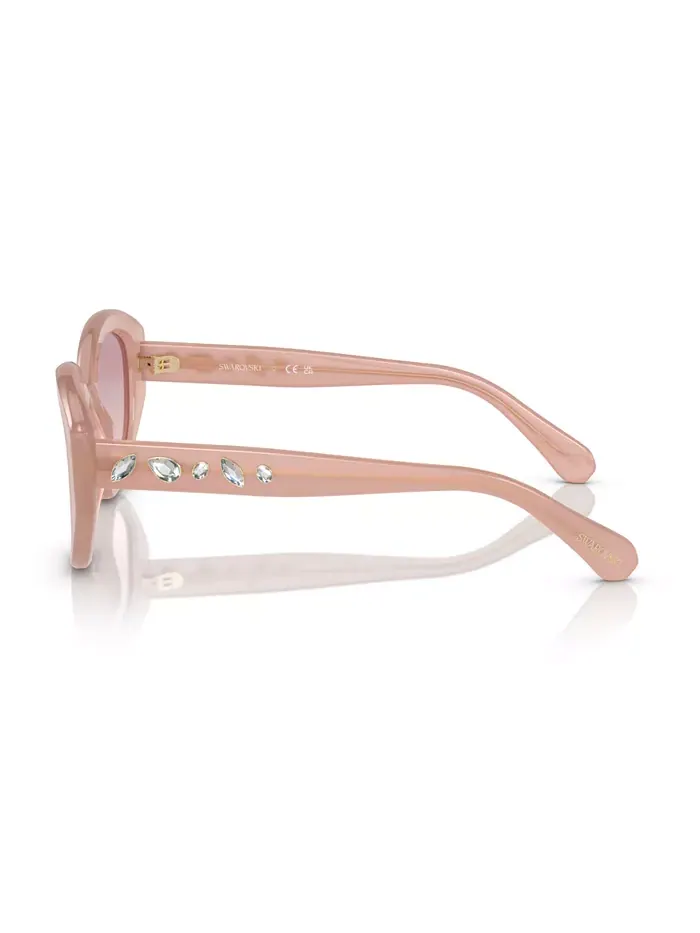 Женские солнцезащитные очки, градиент SK6005 Swarovski — изображение 3 из 6, розовый