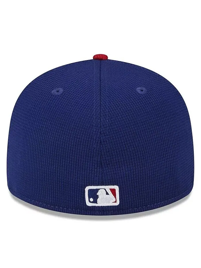 Мужская темно-синяя кепка Philadelphia Phillies 2024 Batting Practice Low Profile 59FIFTY — изображение 3 из 4, темно-синий