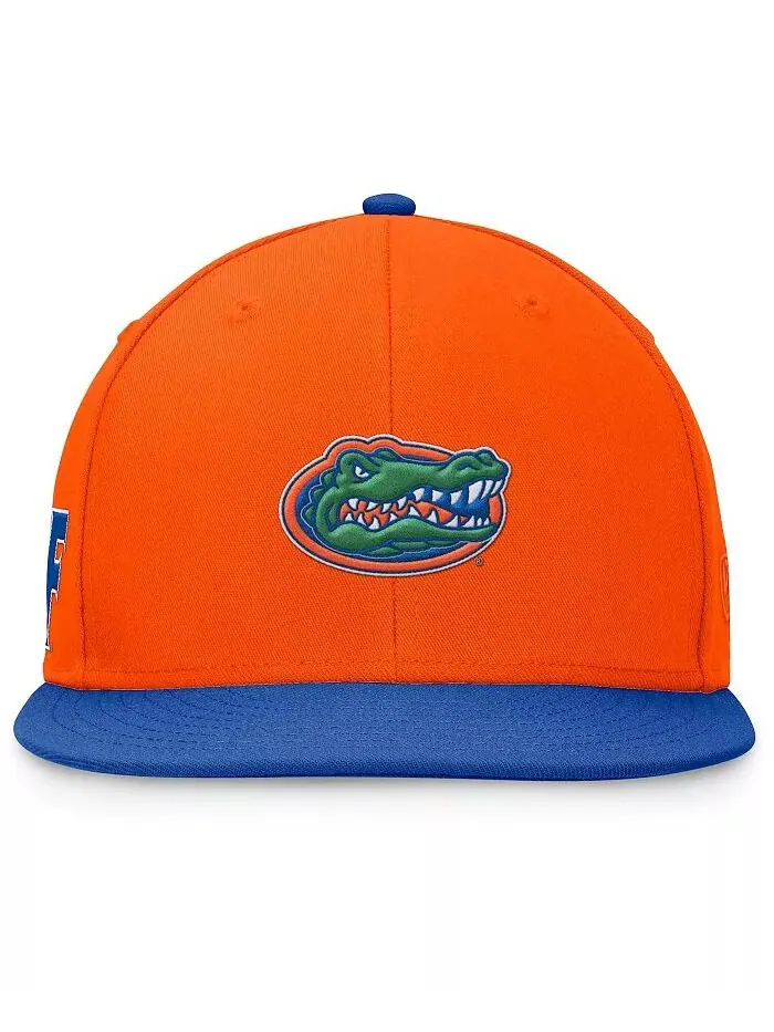 Мужская оранжевая/королевская двухцветная кепка Florida Gators Rally Top of the World — изображение 3 из 4