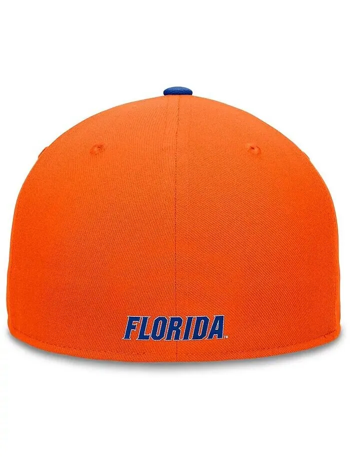 Мужская двухцветная приталенная шляпа оранжевого/Royal Florida Gators Rally Top Of The World — изображение 2 из 4, оранжевый