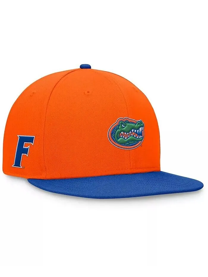Мужская двухцветная приталенная шляпа оранжевого/Royal Florida Gators Rally Top Of The World — изображение 4 из 4, оранжевый