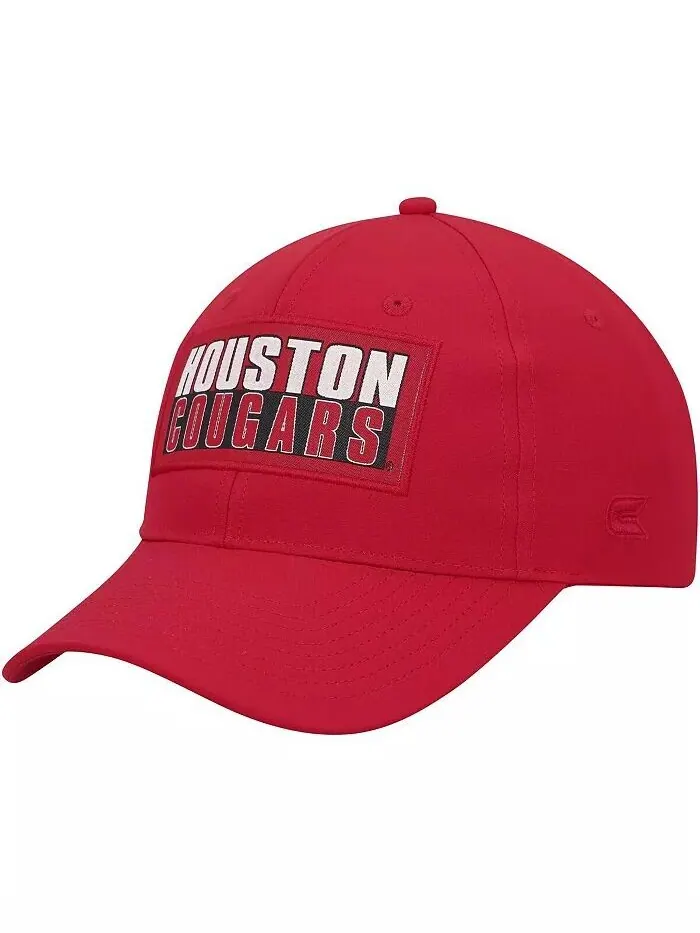 Мужская красная кепка Snapback Houston Cougars Positraction Snapback Colosseum — изображение 1 из 2, красный