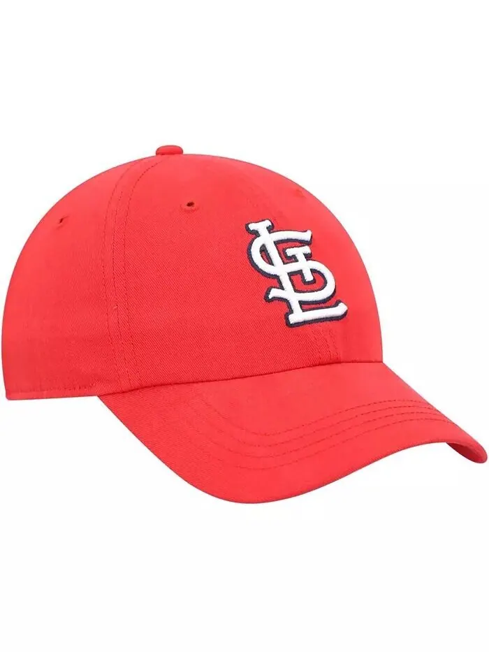 Красная женская регулируемая кепка St. Louis Cardinals Miata Clean-Up '47 Brand — изображение 2 из 4, красный