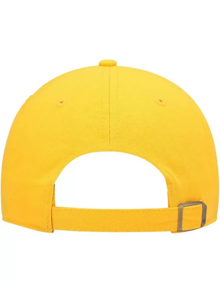 Женская регулируемая кепка Los Angeles Chargers Miata Clean Up Secondary Logo с золотистым оттенком — изображение 4 из 4
