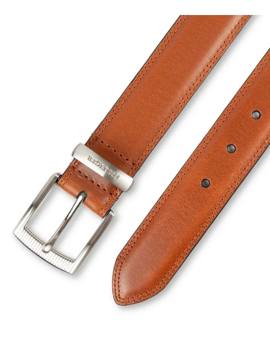 Ремень с пряжкой-трензелем Silver-Tone Finish Tommy Hilfiger — изображение 3 из 5, бежевый