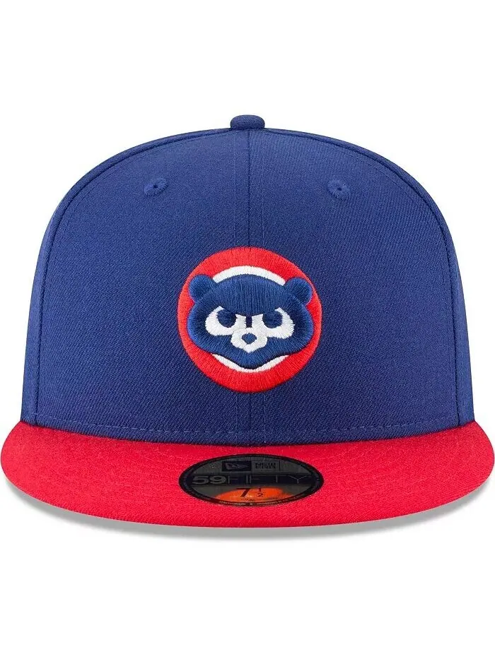 Мужская шерстяная шапка Royal Chicago Cubs Cooperstown Collection 59FIFTY Fitted New Era — изображение 2 из 4