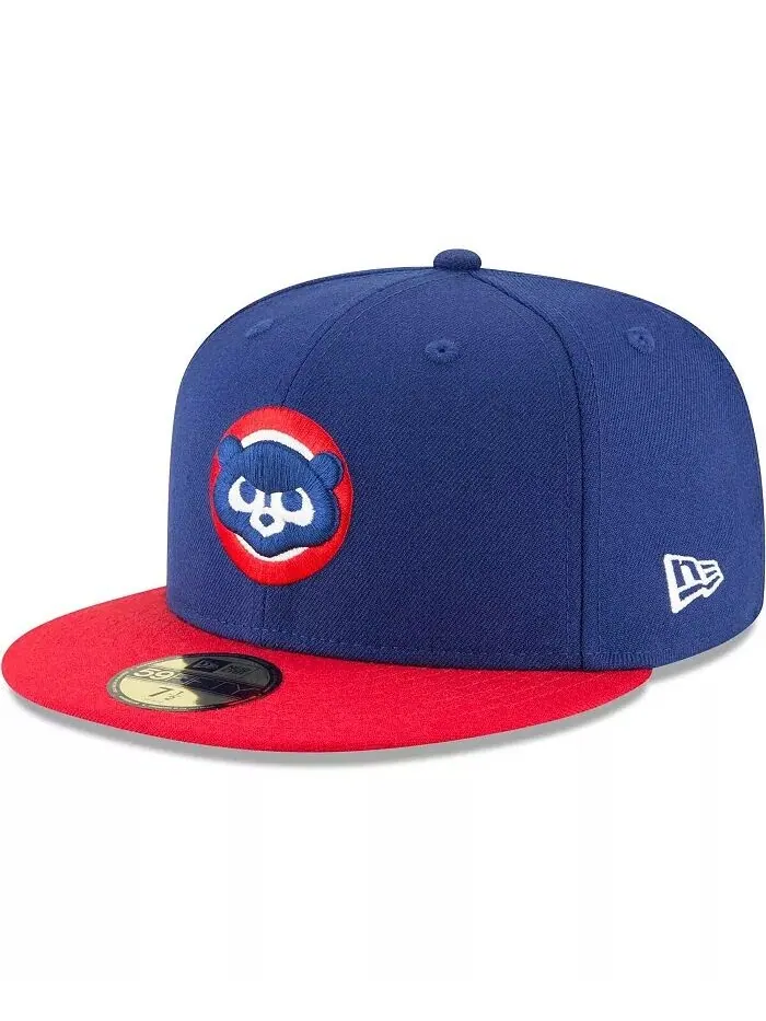 Мужская приталенная шляпа Royal Chicago Cubs Cooperstown Collection 59FIFTY из шерсти New Era