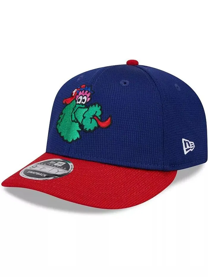 Мужская темно-синяя кепка Snapback Philadelphia Phillies 2024 с низким профилем для практики ватина — изображение 1 из 4