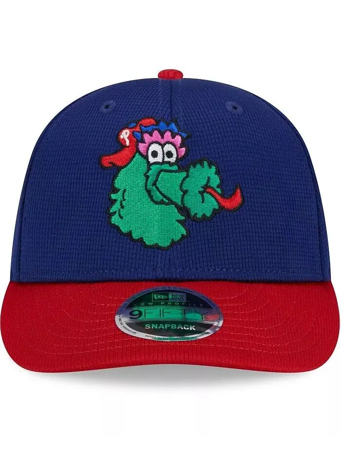 Мужская темно-синяя кепка Snapback Philadelphia Phillies 2024 с низким профилем для практики ватина — изображение 3 из 4
