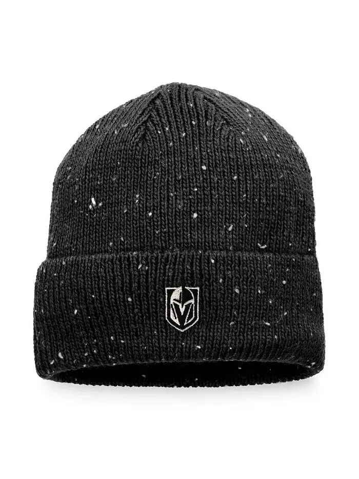 Мужская черная вязаная шапка Vegas Golden Knights Authentic Pro Rink Pinnacle с манжетами Fanatics — изображение 1 из 2