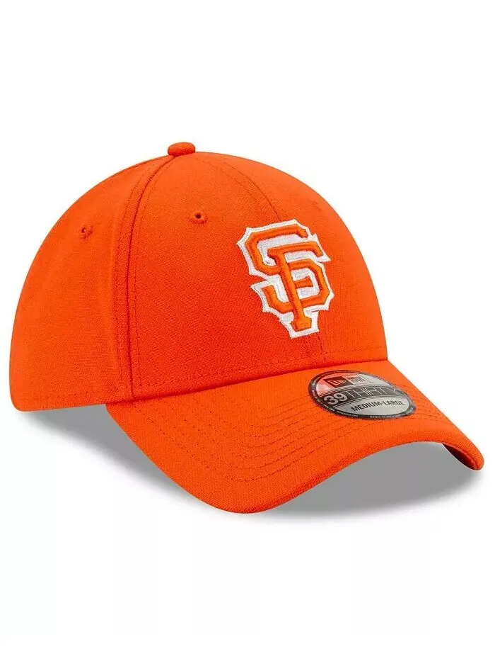 Мужская оранжевая бейсболка San Francisco Giants 2021 City Connect 39THIRTY Flex New Era — изображение 3 из 4