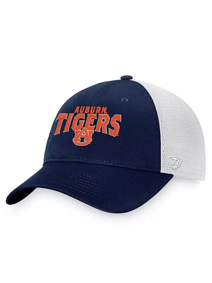 Мужская темно-рыжая кепка Snapback Breakout Trucker Tigers Top Of The World — изображение 1 из 4, темно-синий