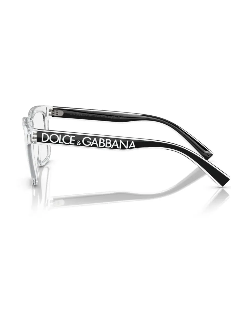 Мужские квадратные очки Dolce Gabbana, DG5101 Dolce&Gabbana — изображение 3 из 6, прозрачный