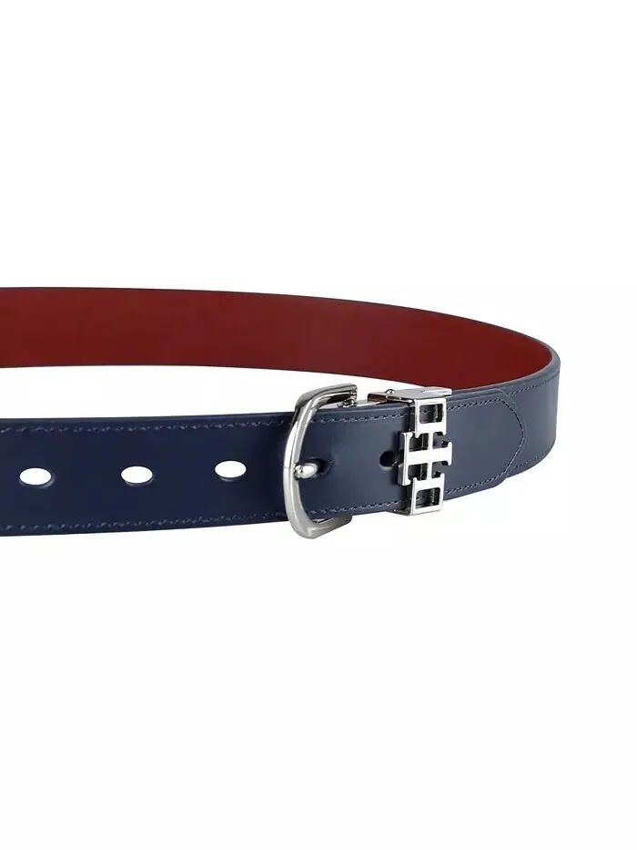 Женский ремень 2 в 1 с двусторонним принтом TH Monogram Strap Keeper для повседневного платья Tommy — изображение 8 из 9