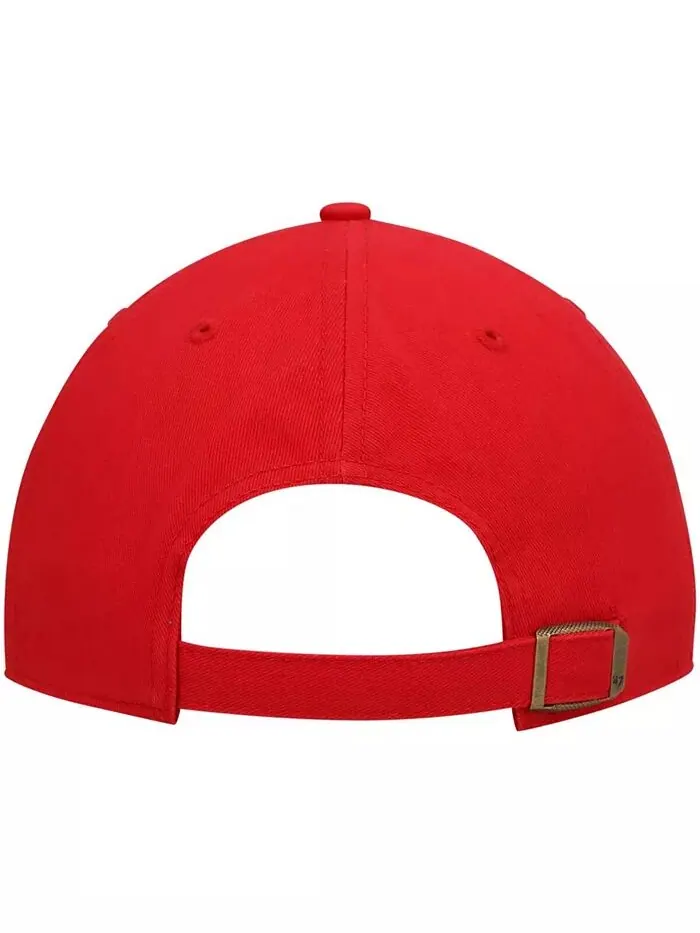 Женская красная кепка Tampa Bay Buccaneers Miata Clean Up Secondary Adjustable '47 Brand — изображение 4 из 4