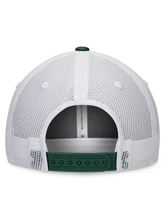 Мужская белая, зеленая бейсболка Michigan State Spartans Retro Fade Snapback Top of the World — изображение 4 из 4