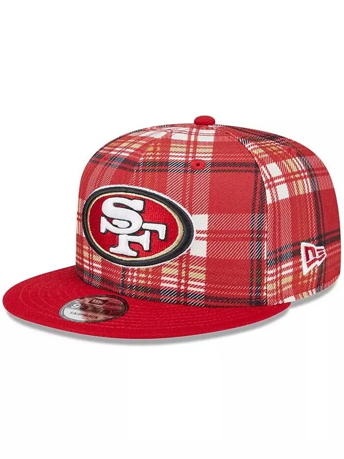 Мужская кепка Snapback Scarlet San Francisco 49ers 2024 Sideline Statement 9FIFTY New Era